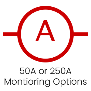 50A or 250A options