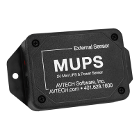 Front of avtech mini UPS and power sensor